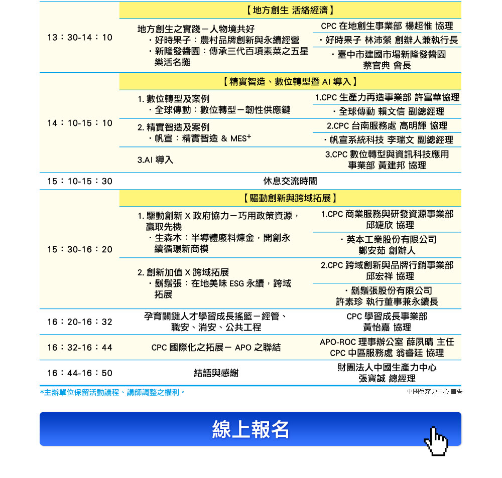 2025 CPC70周年感恩論壇-成長 共好 信賴的CPC