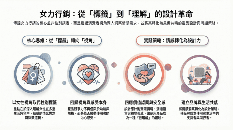 女力行銷：從標籤到理解的設計革命