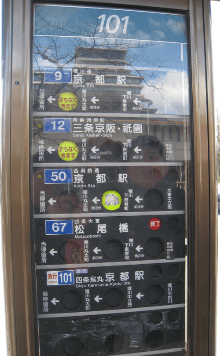 東京都的公車資訊版,不識字的都能懂