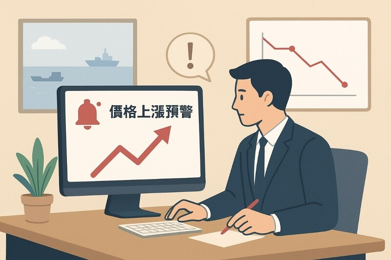 依數據庫建立的模型，發出警報適時做決策(ChatGPT生成圖)